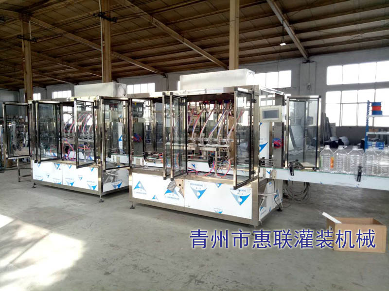 大桶食用油灌裝機生產線